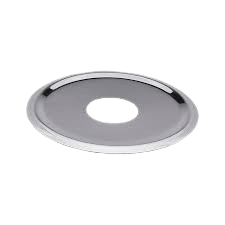 Stainless Steel Cover Plate For Bsp Threads 40mm Flat - PlumbersHQ