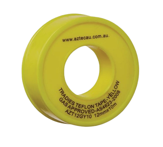 Teflon Yellow (Gas) 10Mtr Roll - PlumbersHQ