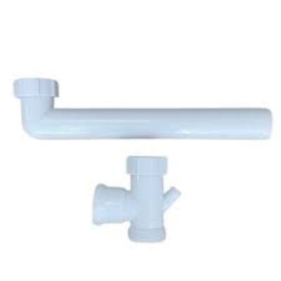 50mm Double Bowl Connector 300mm long - PlumbersHQ