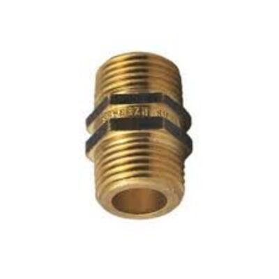 Brass Hex Nipple 3mm (1/8') - PlumbersHQ