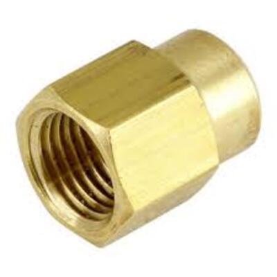 Brass Sockets Hex Reducing 20mm Fi X 12mm Fi - PlumbersHQ