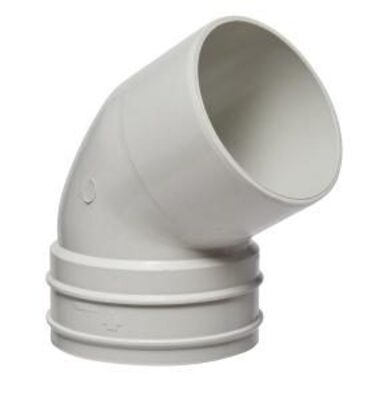 Dwv Plain Bend Mf 100mm 60Deg - PlumbersHQ