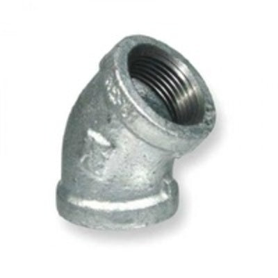 Gal Elbow 45Â° Ff 40mm - PlumbersHQ