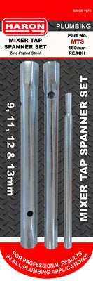 Haron Mixer Tap Spanner Set  9 11 12 &13 mm Mts - PlumbersHQ