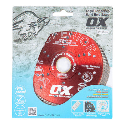 Ox Professional Mps 6' Turbo Diamond Blade - PlumbersHQ