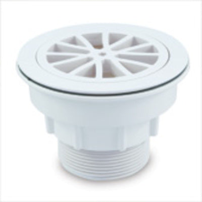 Plastic 40 X 32 Threaded Waste Trap Adapter White - PlumbersHQ