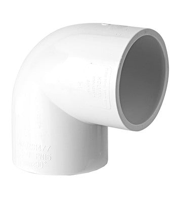 Pvc Pressure Elbow 90Deg 25mm          Cat 13 (Eq) - PlumbersHQ