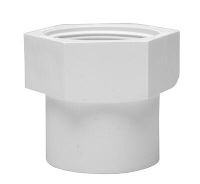 Pvc Pressure Female Faucet Adaptor 50mm X 50Fi - PlumbersHQ