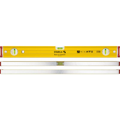 Stabila Box Frame Ribbed 1200mm 3 Vial Spirit Level 96-2/120 - PlumbersHQ