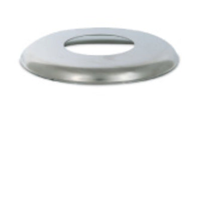 Stainless Steel Cover Plate For Bsp Threads 20mm, 9mm Rise - PlumbersHQ